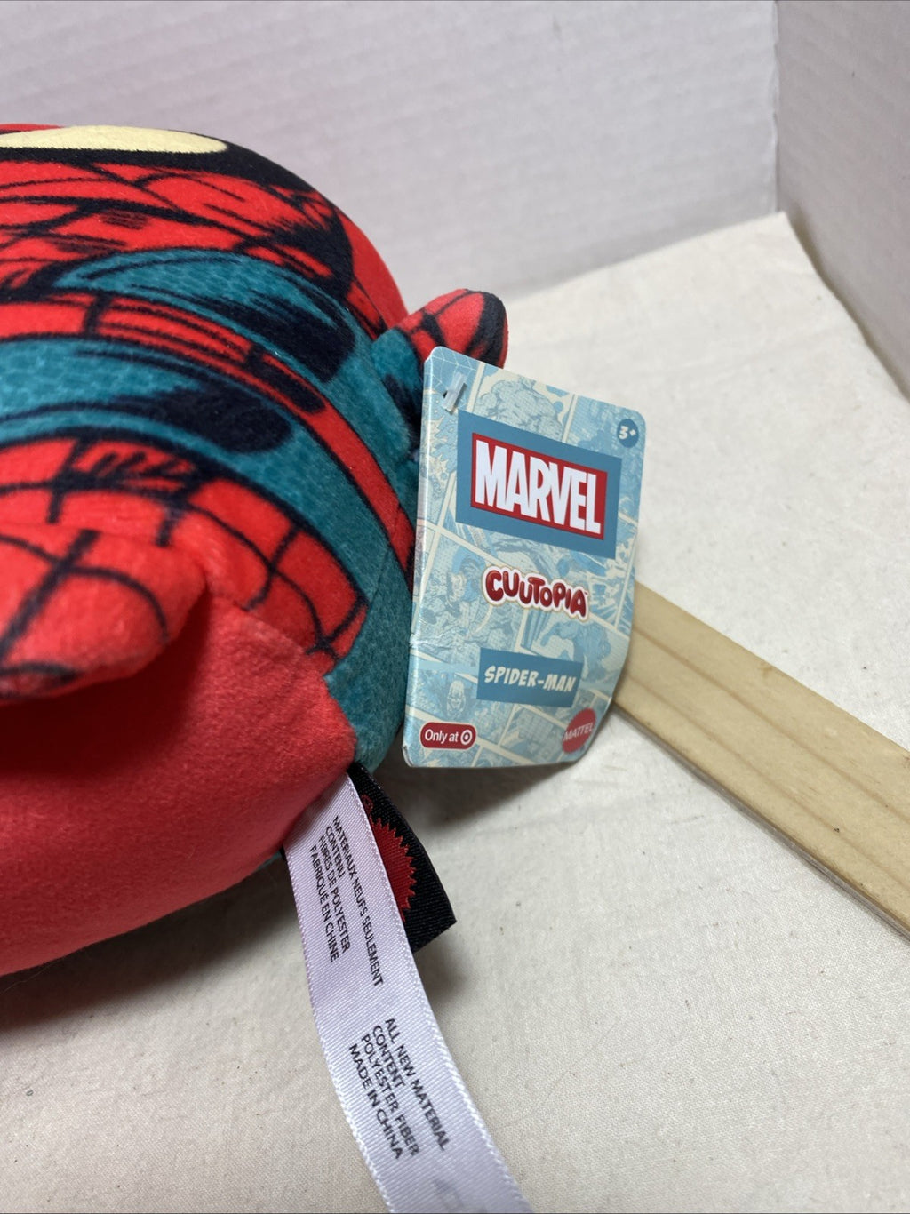 Marvel Cuutopia Spider-man Exclusive Plush, New With Tags, Target Exclusive
