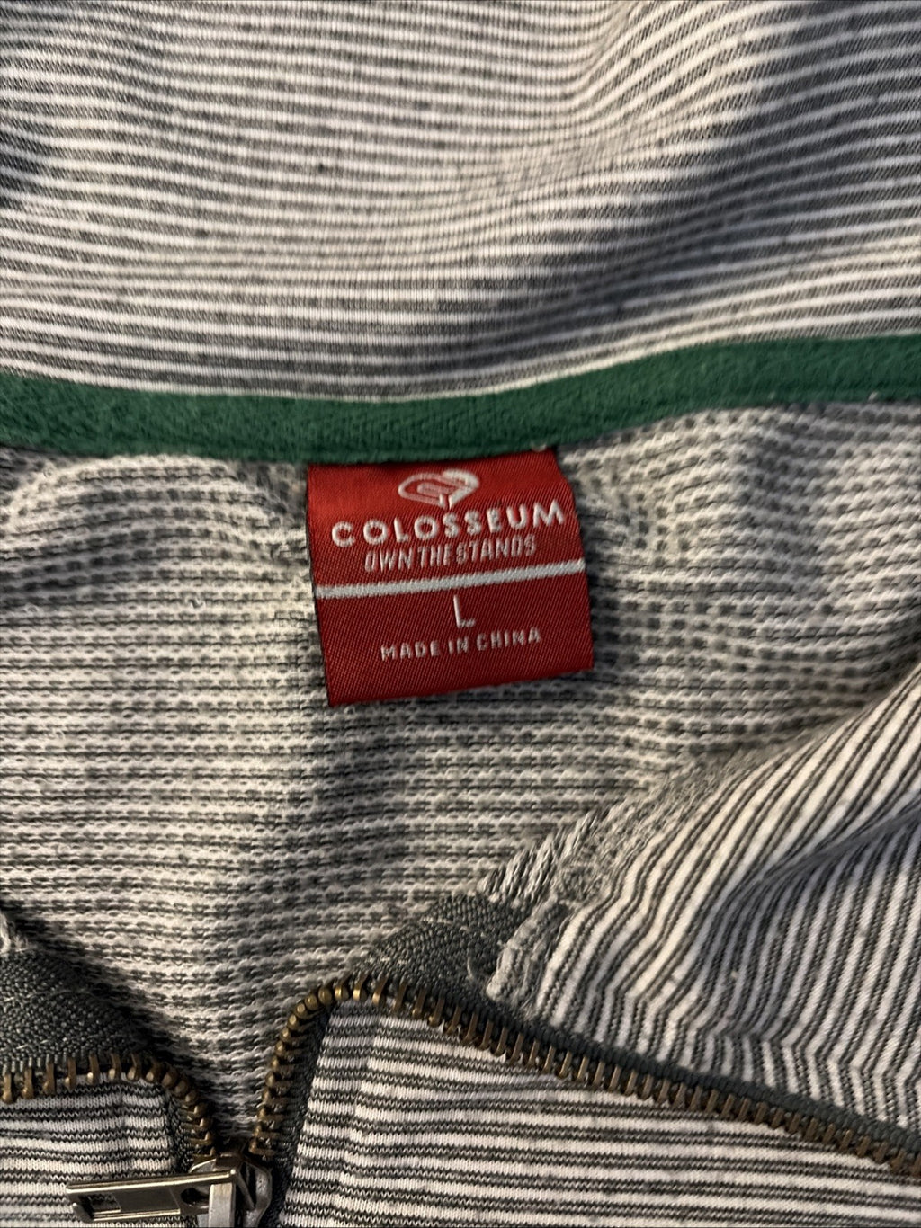 Colosseum Women’s Large Michigan State Spartans Zip Up Jacket