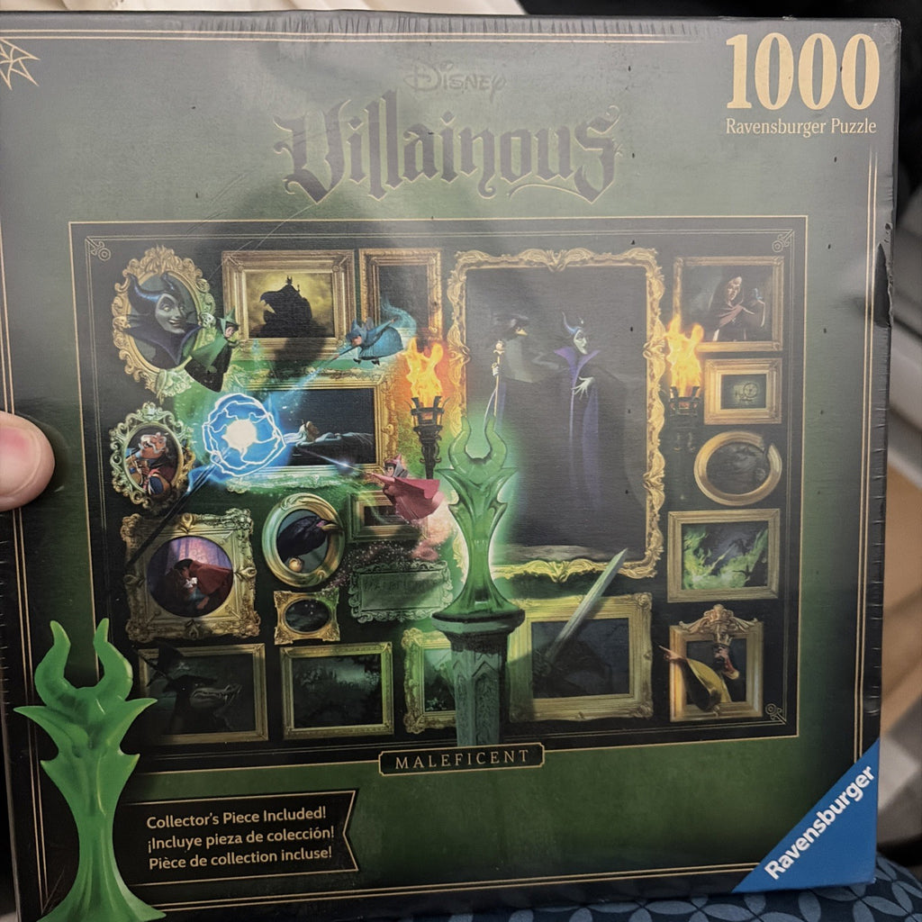 Disney VILLAINOUS MALEFICENT 1000 Piece PUZZLE Ravensburger 27"x20" QUICK SHIP