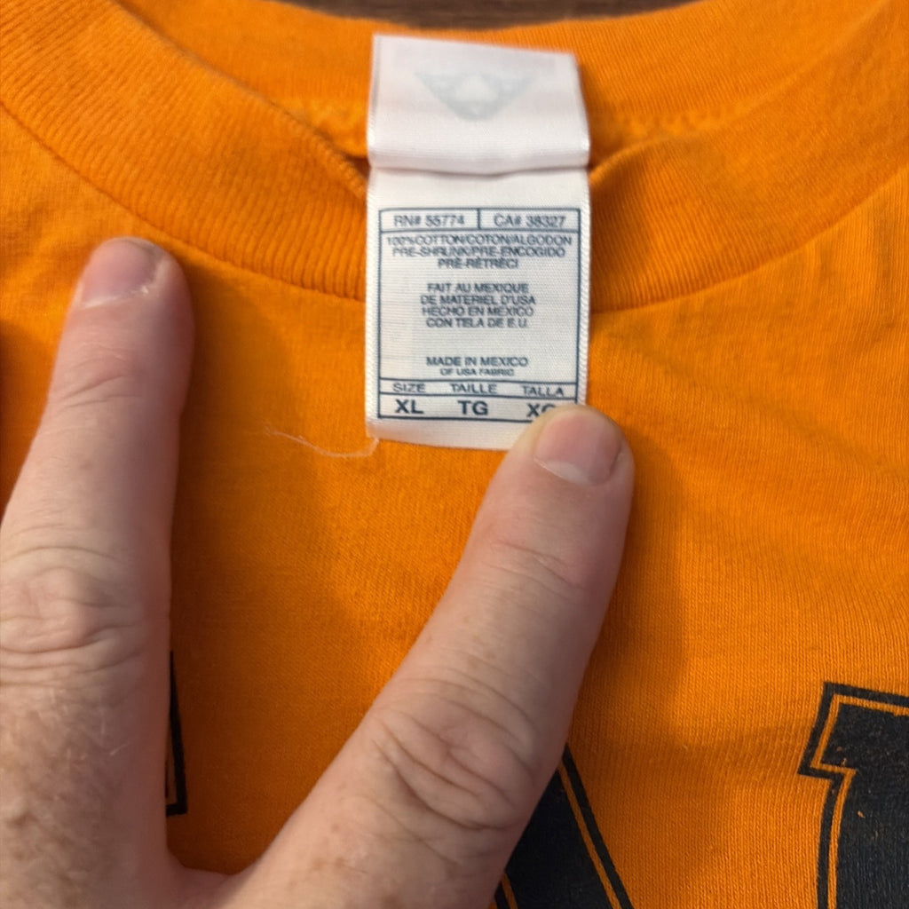 NFL Sports Illustrated Chicago Bears NFL Shirt Orange XL