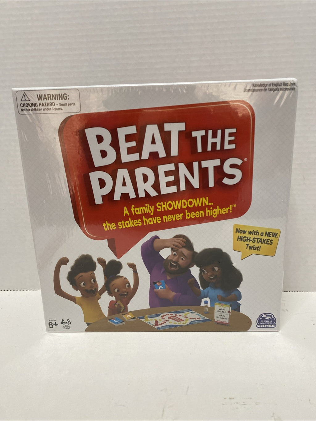 Beat the Parents, Board Game, A Family Showdown, New High Stakes Twist, Sealed