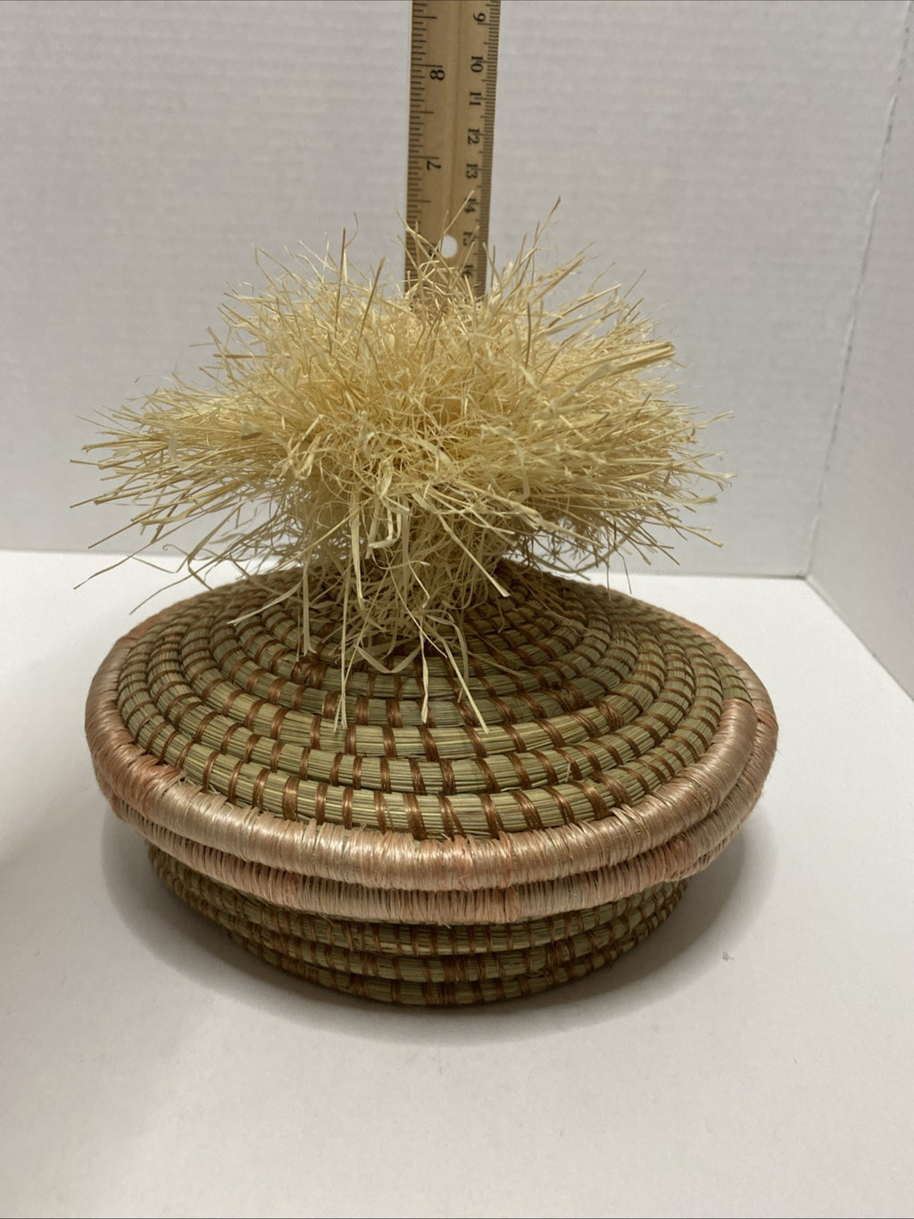 Opalhouse Jungalow Woven Pom Lidded Basket