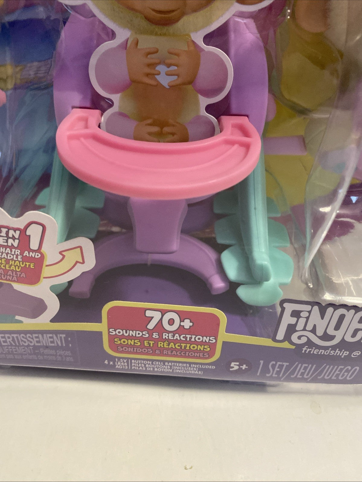 Fingerlings Interactive Baby Monkey Nursery Playset Jas 2-in-1 NEW