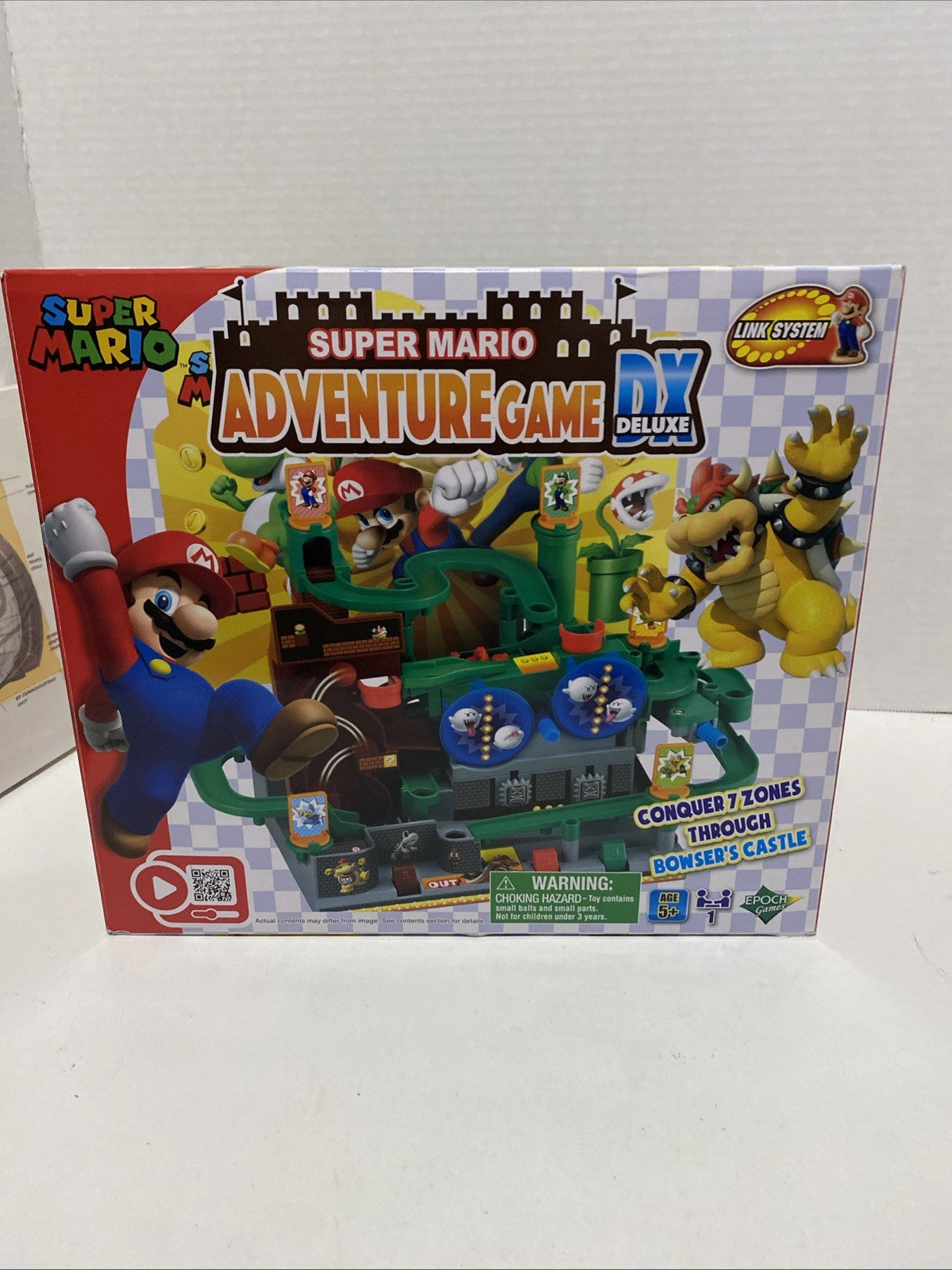 Super Mario Adventure Game Deluxe Bowser Castle and 7 Traps Complete