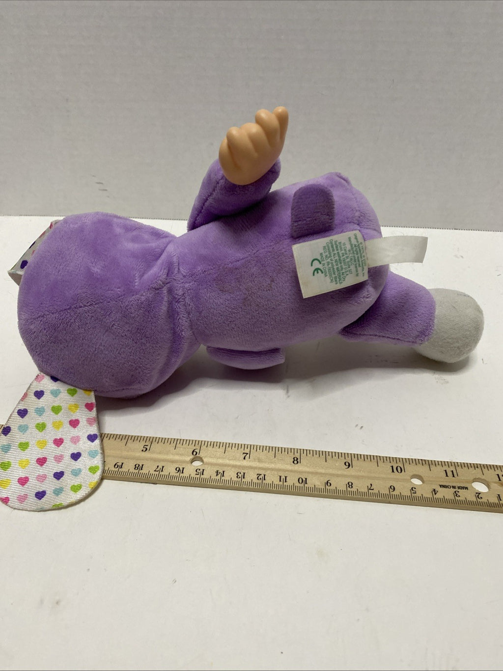 Cabbage Patch Kids CPK Cuties Purple Dog Puppy Doll 10" Valentine Hearts