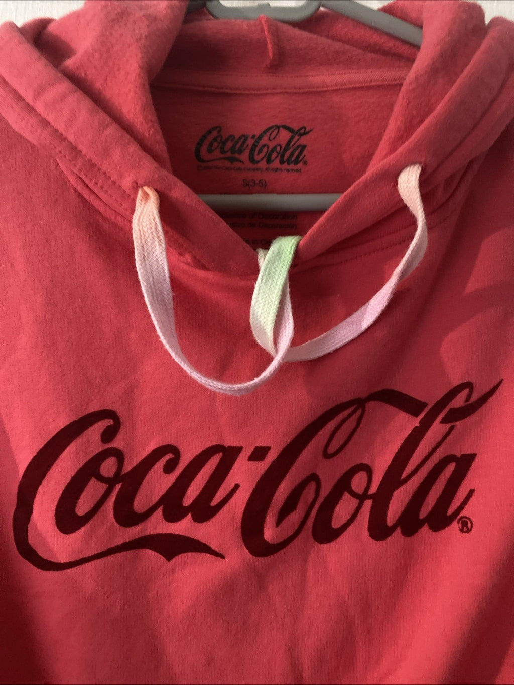 COCA COLA COKE SWEATER HOODIE Youth  S 3/5
