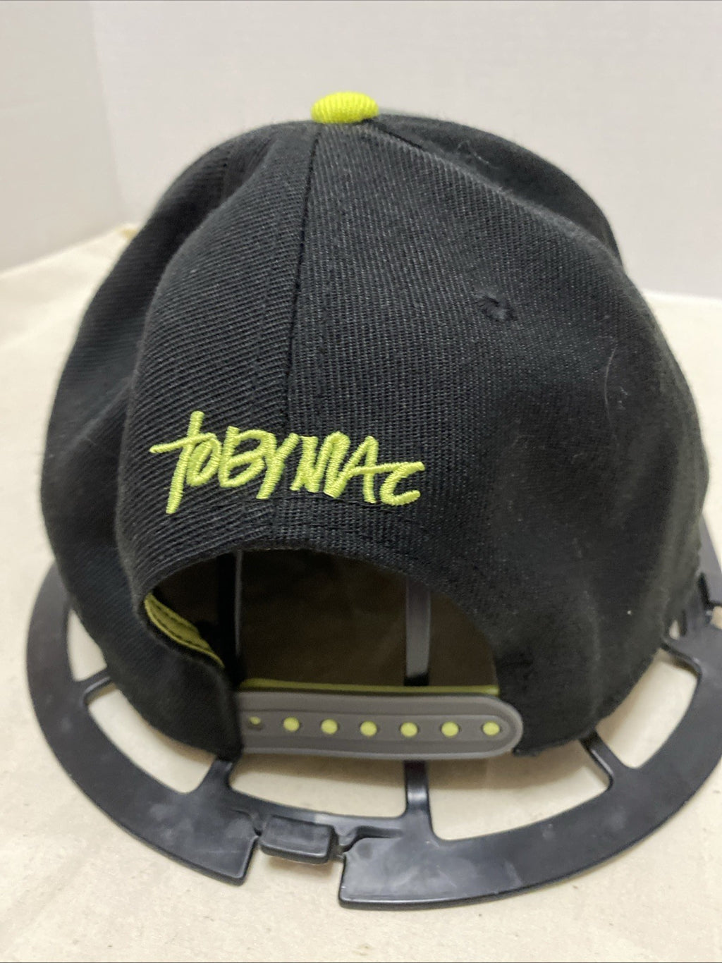 TOBY MAC "Eye On It" Baseball Cap w/Logo Christian Music Snap back Grey Black