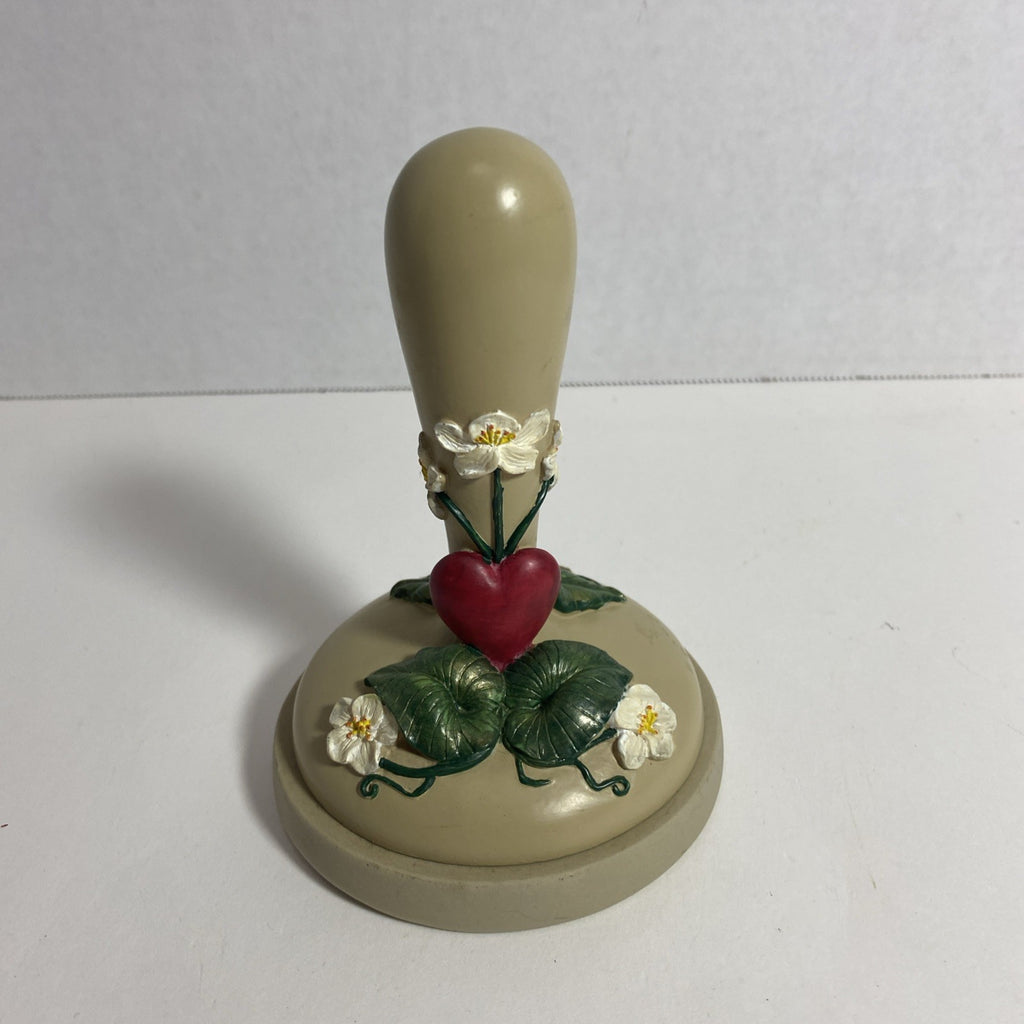 Brown bag art 1998 hearts and flowers No57 cookie press stamp