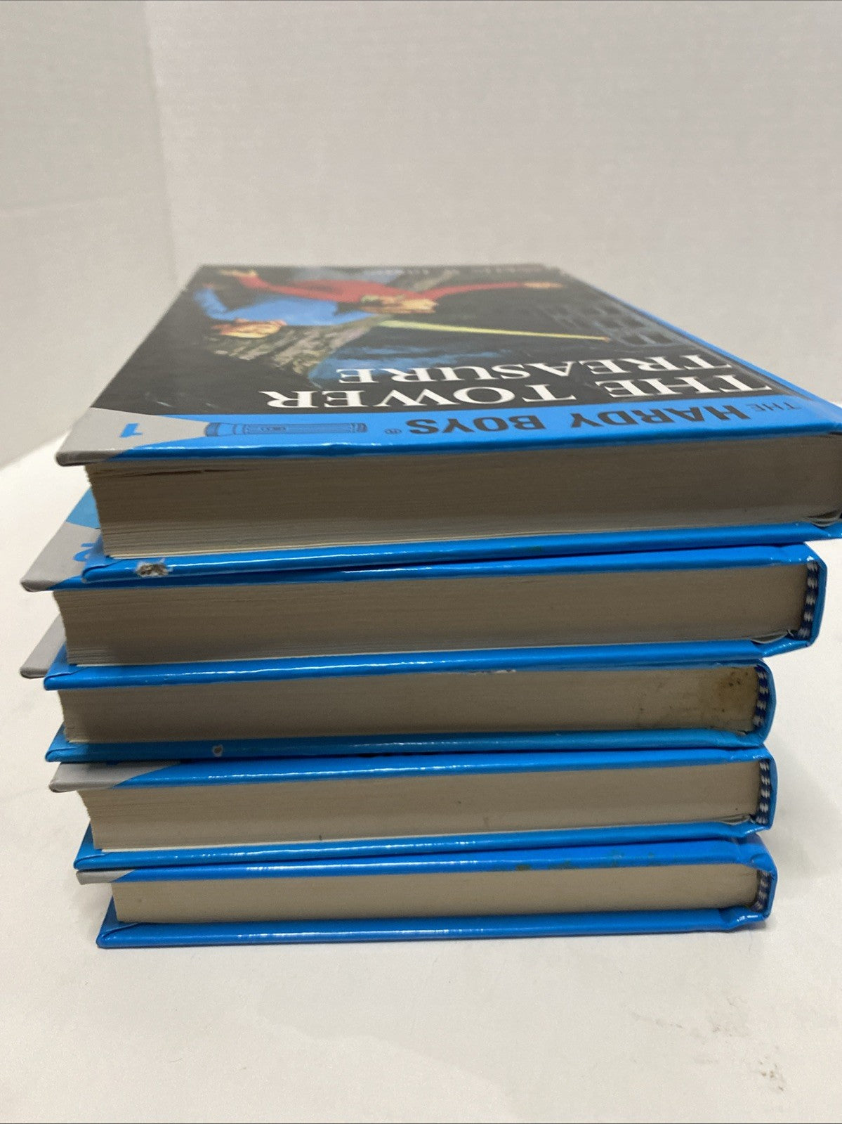 Hardy Boys Mystery Book Bundle Lot Vol. 1-5 Vintage HC Franklin  Dixon Grossett