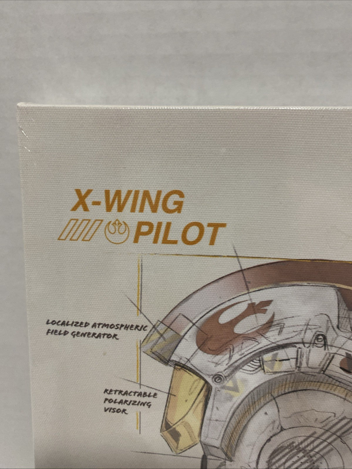 Disney Star Wars X wing pilot helmet picture artwork