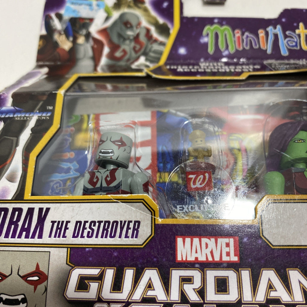 Minimates MARVEL GUARDIANS OF THE GALAXY DRAX THE DESTROYER & GAMORA (Walgreens)