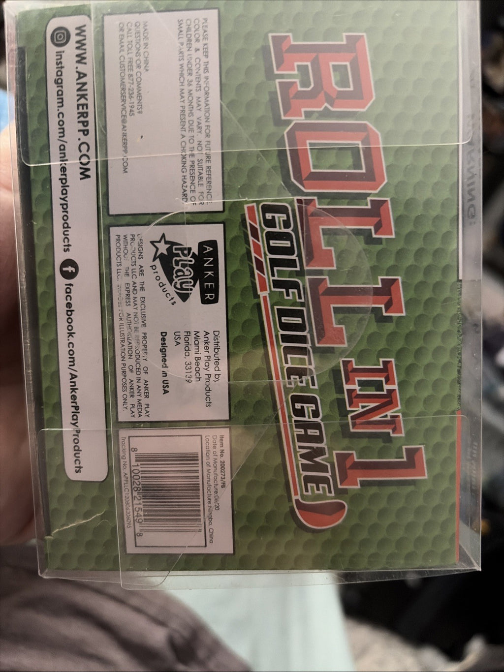Roll in one Golf Dice Game *New*