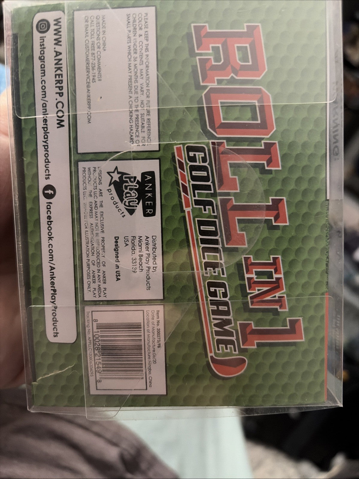Roll in one Golf Dice Game *New*