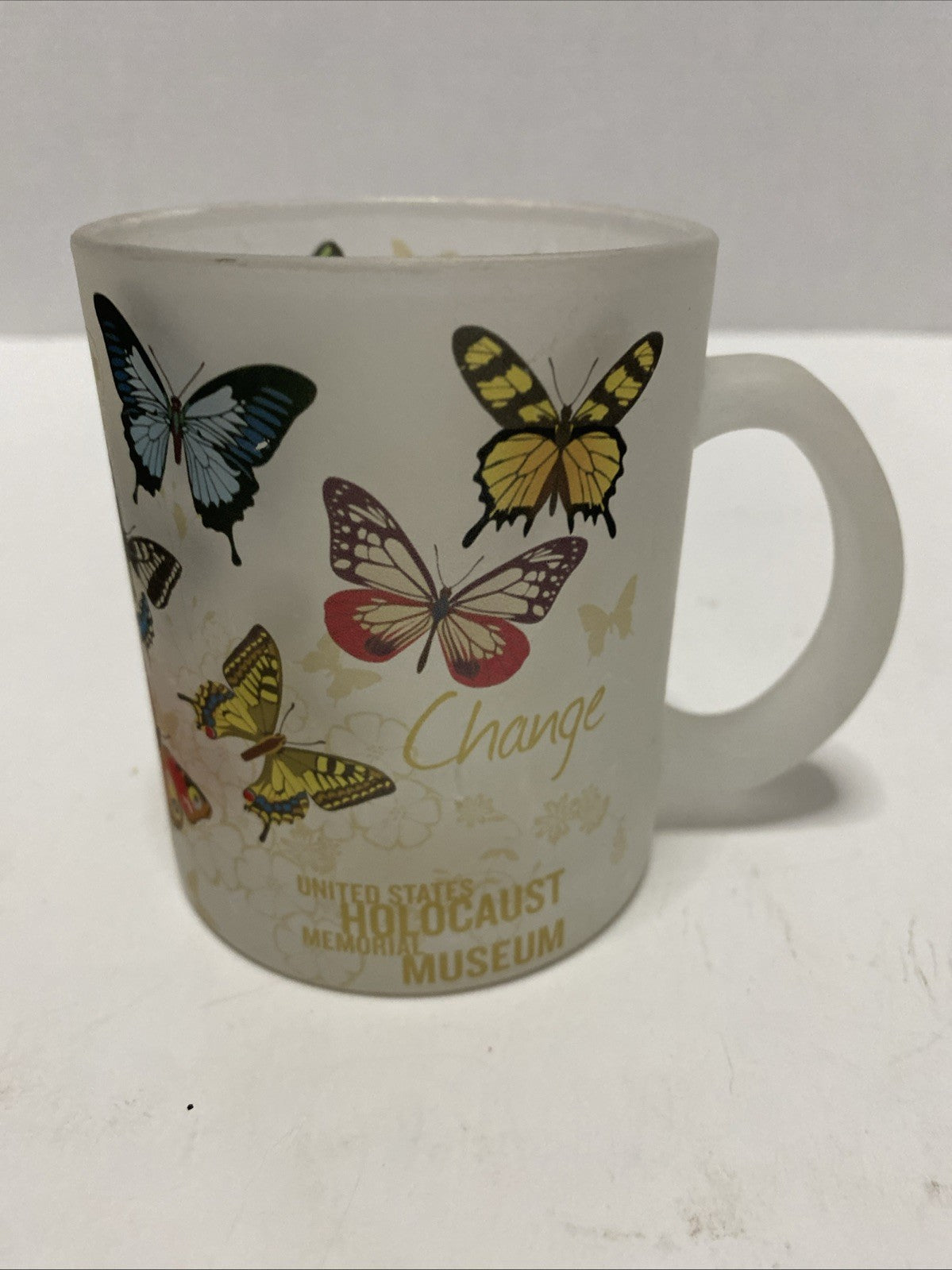 United States Holocaust Memorial Museum Washington DC Frosted Mug Butterflies