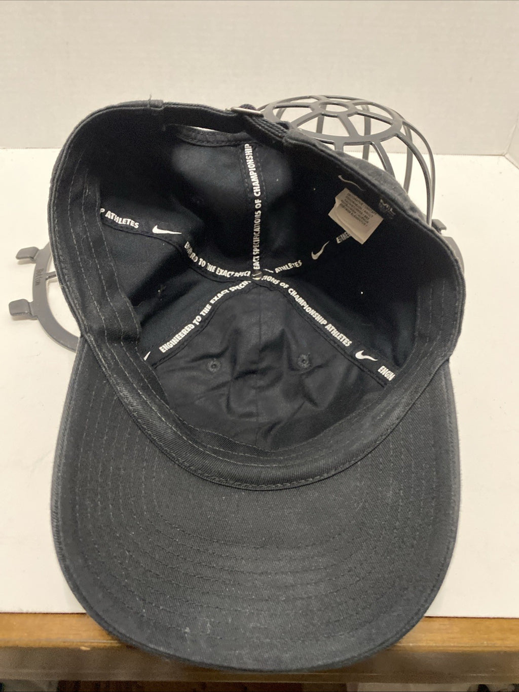 Ohio State Buckeyes NCAA  Black With Red Letters Club Cap Adjustable
