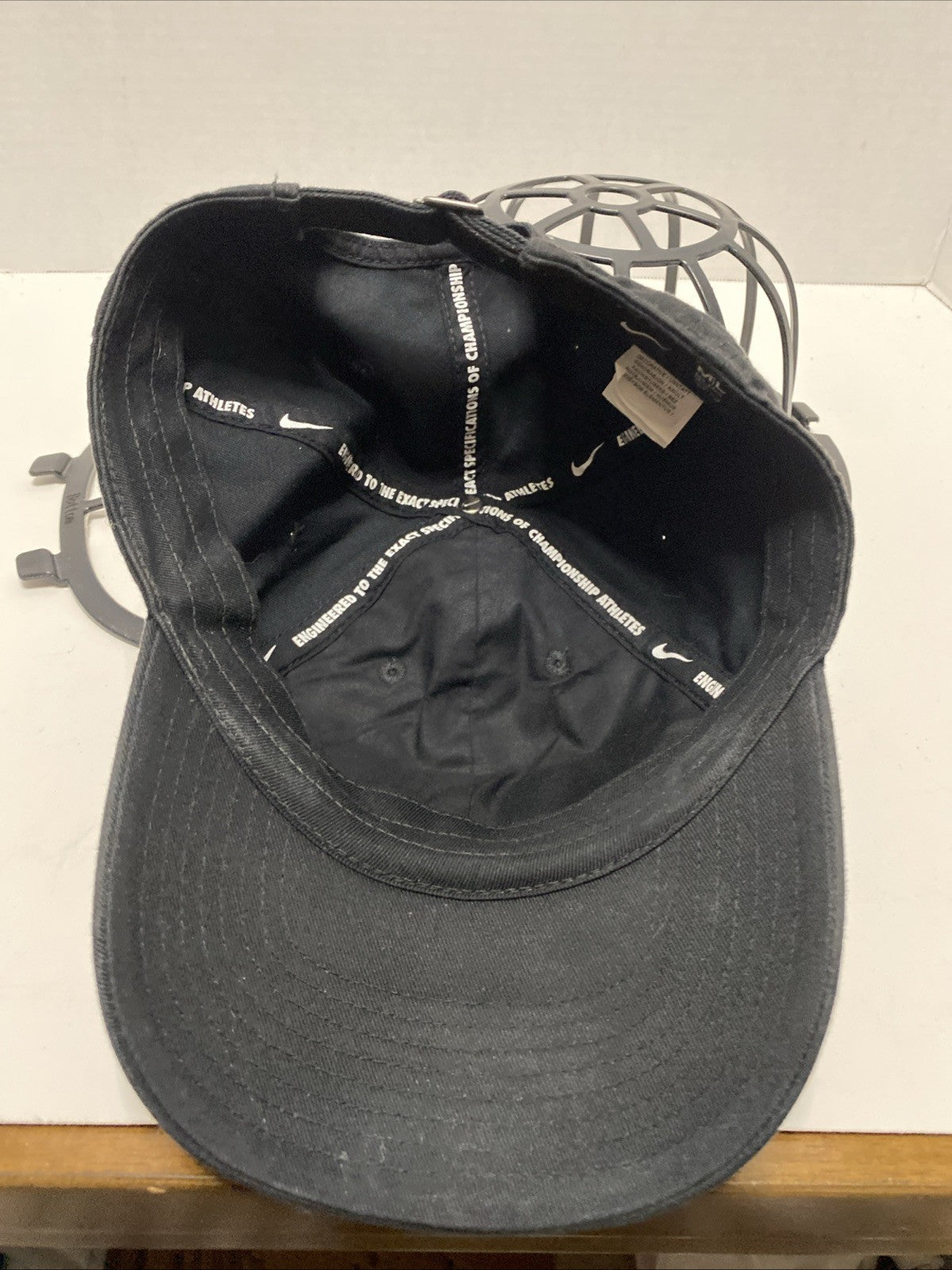 Ohio State Buckeyes NCAA  Black With Red Letters Club Cap Adjustable