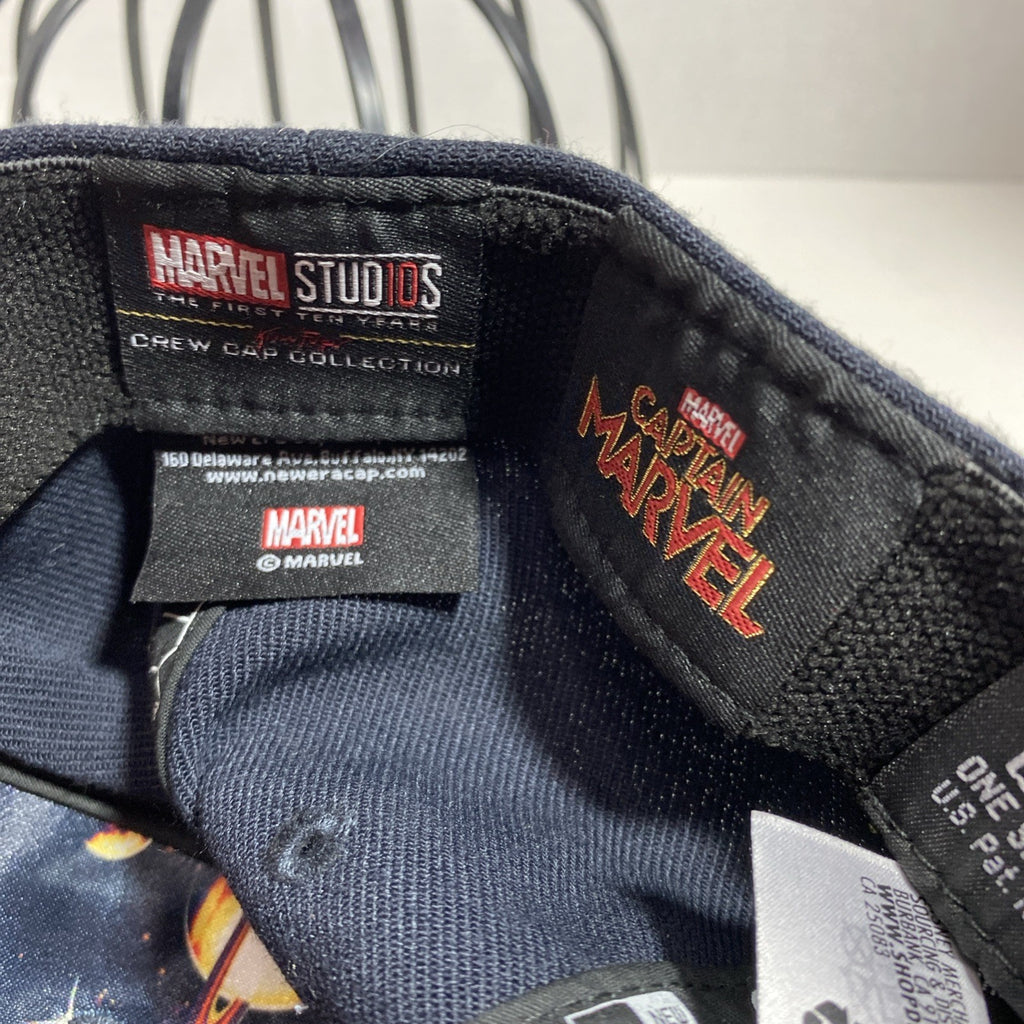 New Era 39Thirty Captain Marvel Studios 10 Years Hat Fitted One Size Stretch MCU