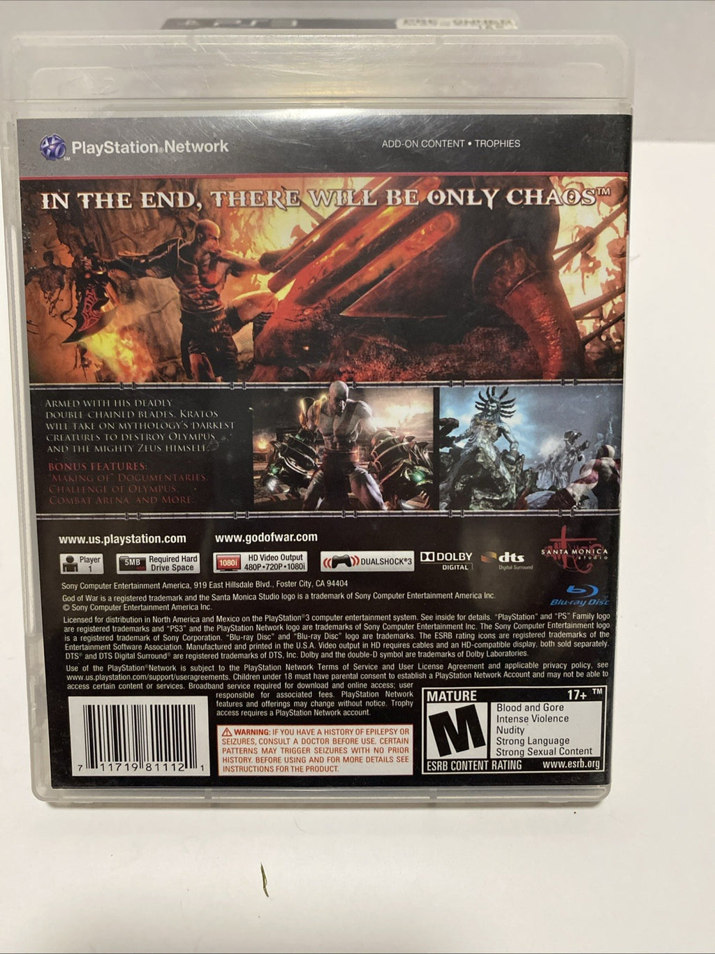 God of War III (PlayStation 3)