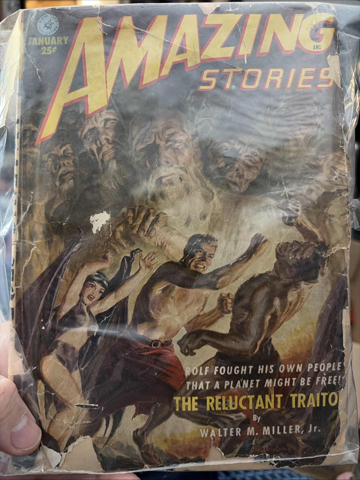 1952 . AMAZING STORIES January, Howard Browne / AMAZING STORIES 1952 #27382