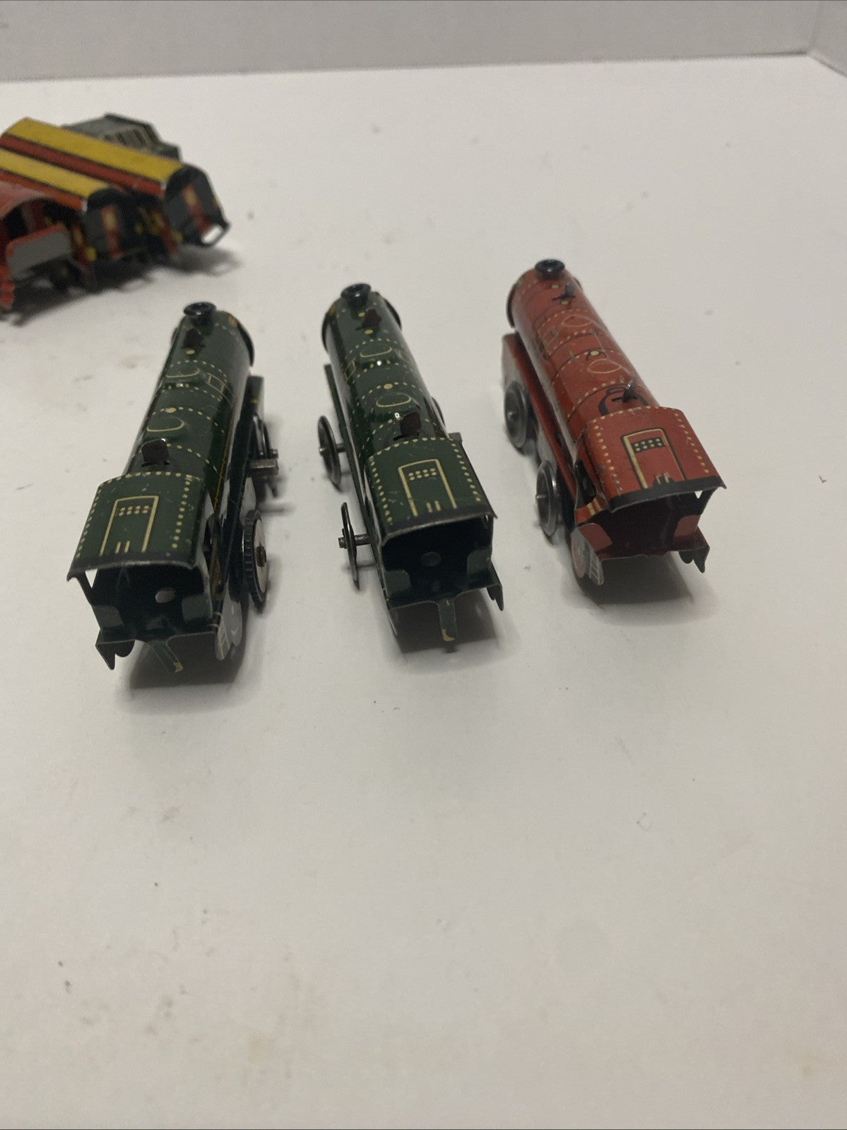 Ranger R.R. Tin Train 10 Cars  3 Engines Please See Pics