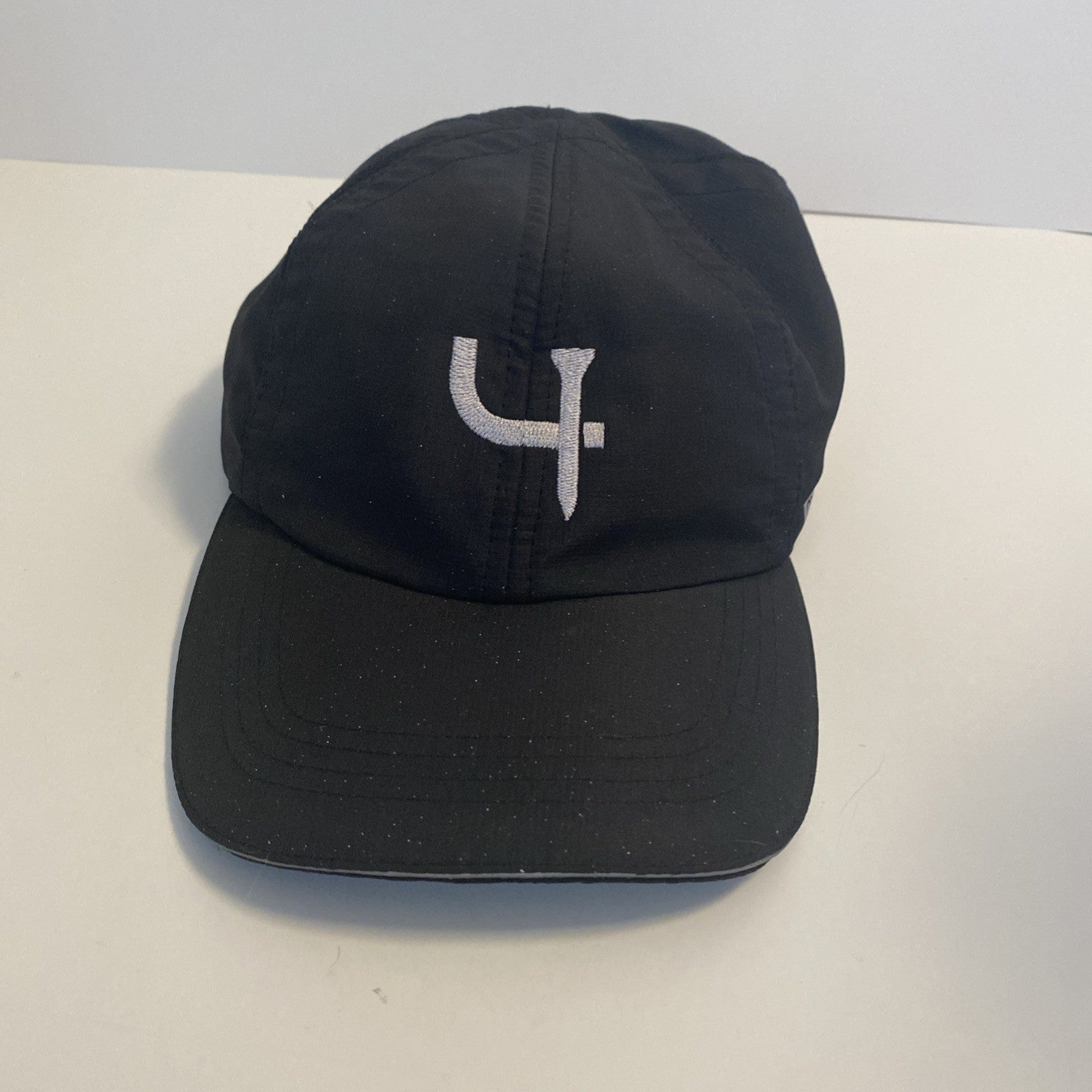 Ponyflo Womens Golf Cap SP4 Logo. Black. New