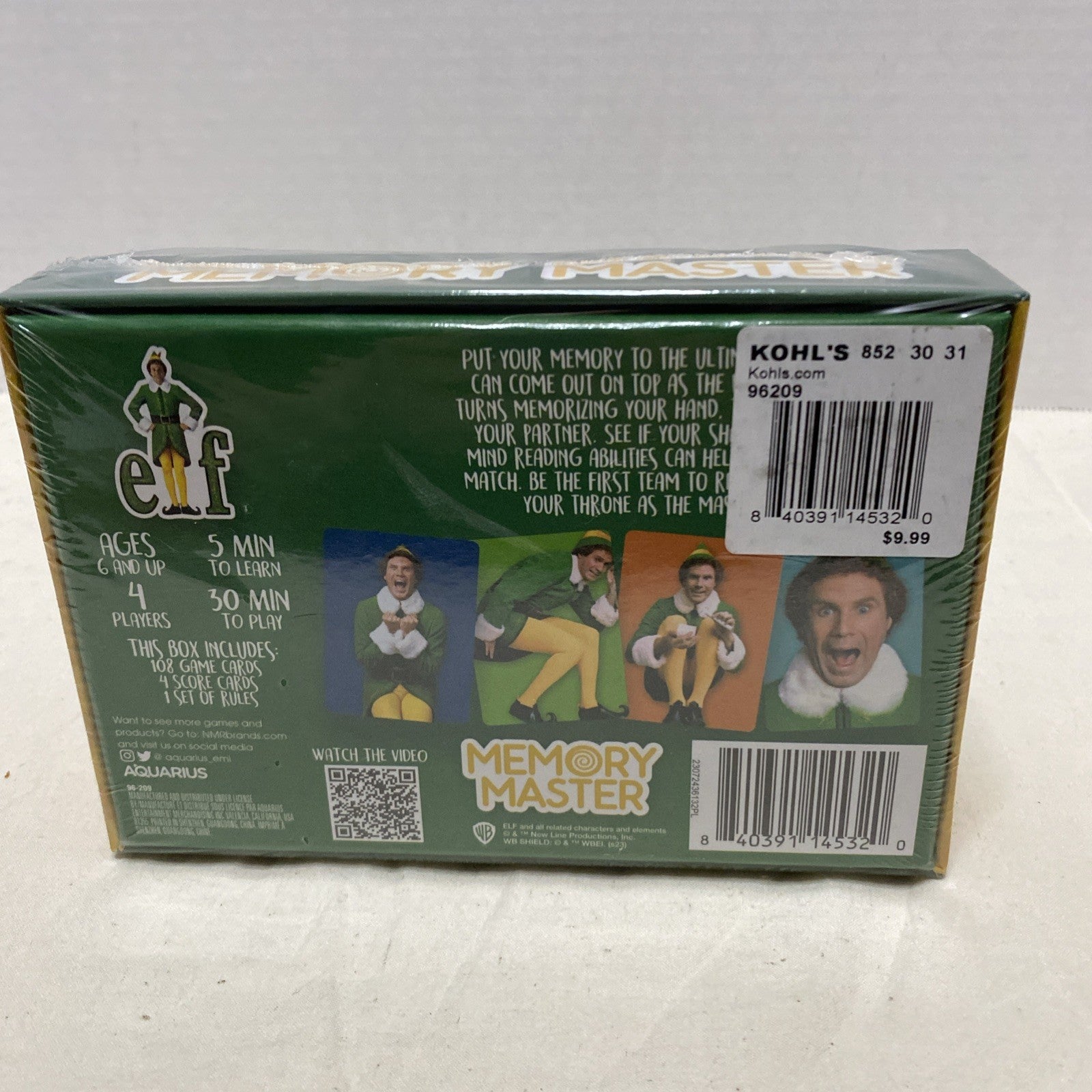Brand New Elf - Memory Master Card Game
