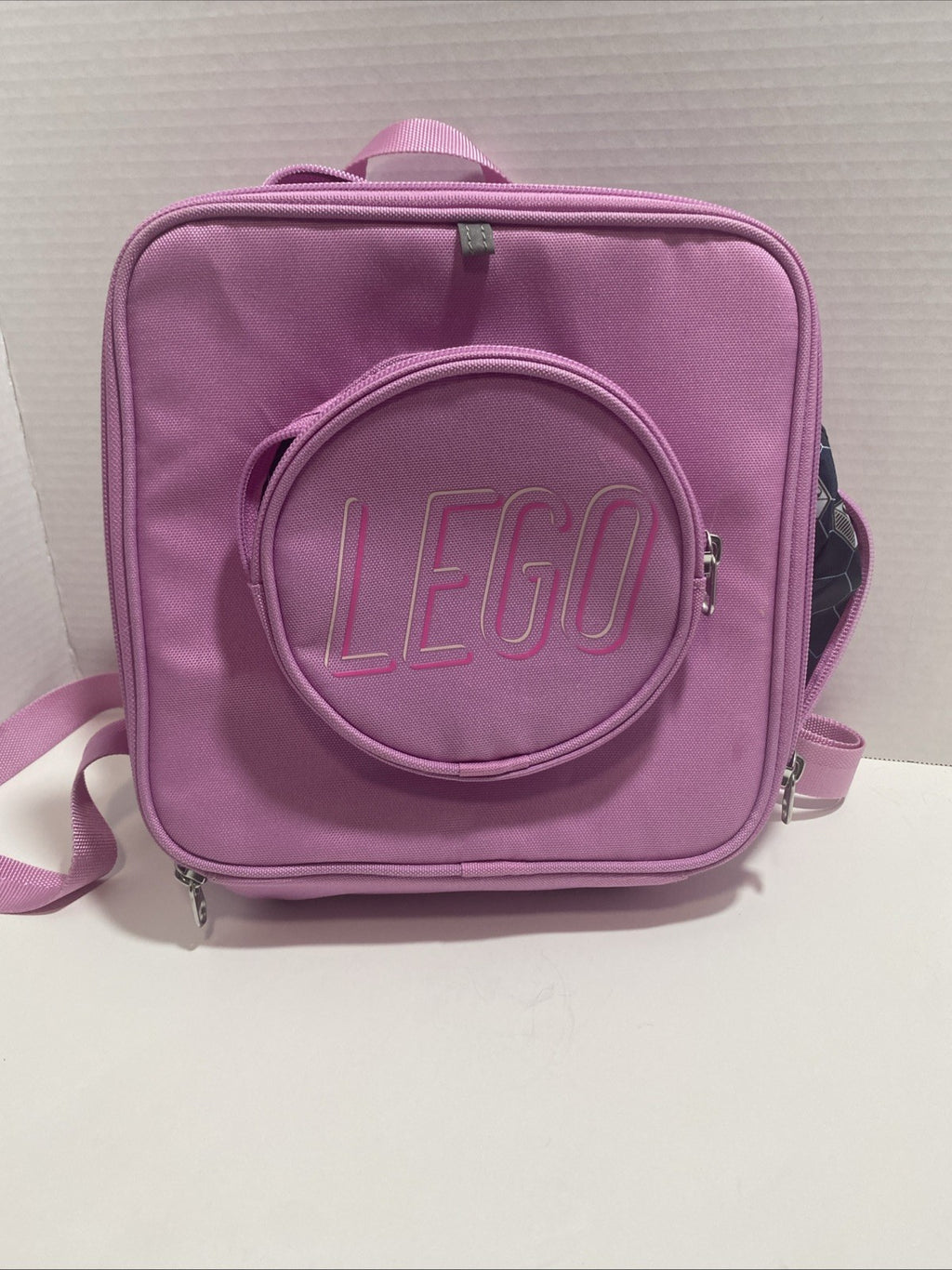 Lego Carry Gear Solutions Pink Zipper Carry Bag Insulated Lunch Bag