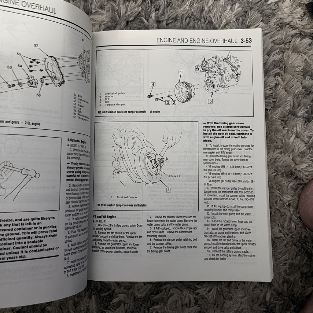 Chilton's Repair Manual Chevrolet Camaro 1982-92 #8260 Paperback
