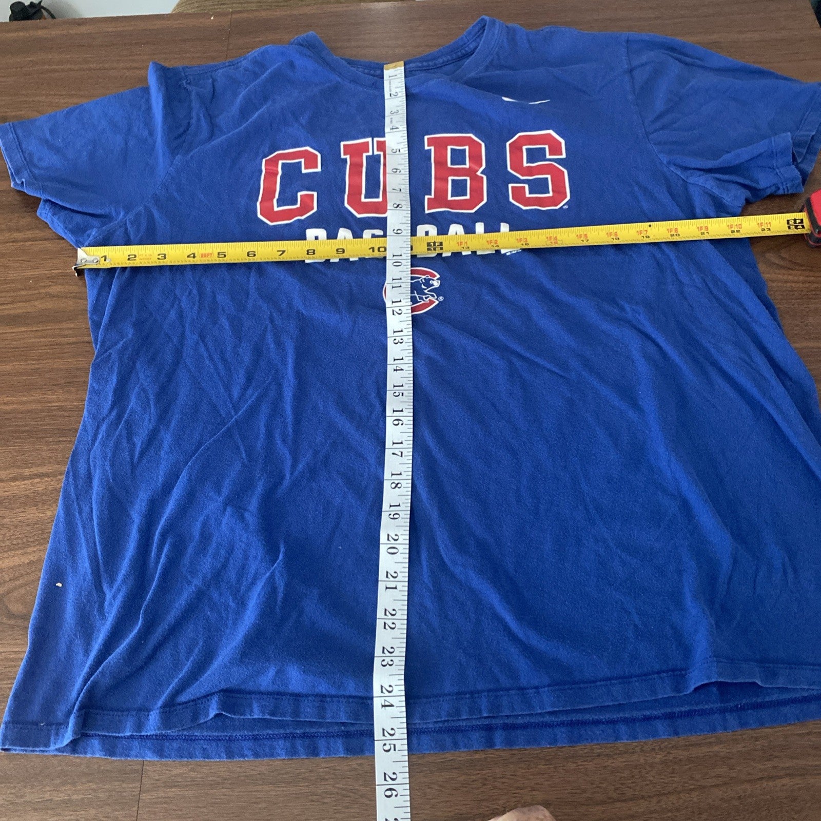 Nike Chicago Cubs Sleeveless T Shirt Size XL Blue Mens MLB free shipping