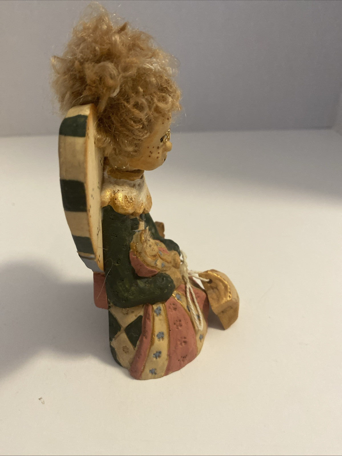 Vintage Designs by Diana Zufall Limited Edition 3964 MOTHER Figurine Yarn Hair