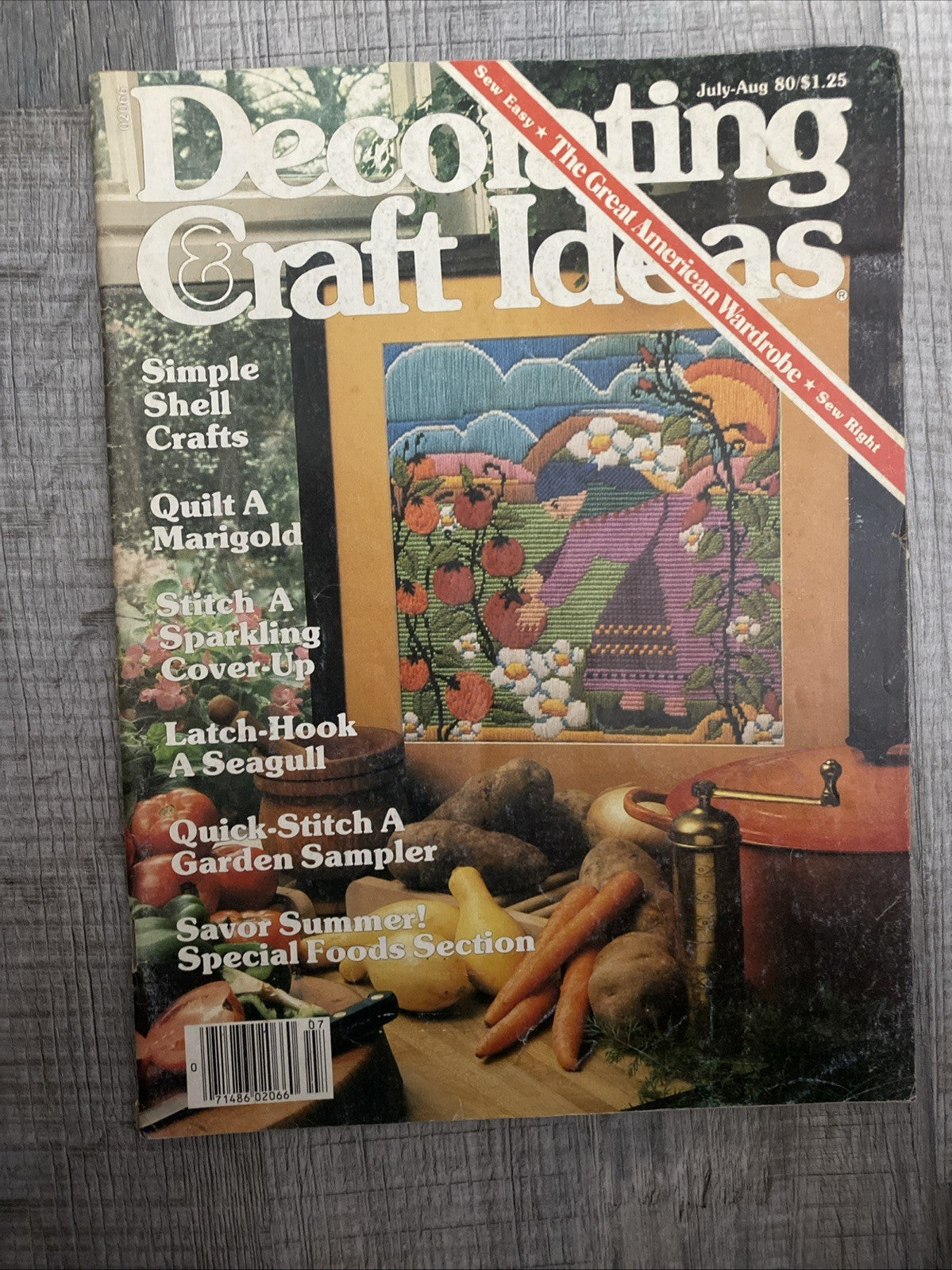 Decorating & Craft Ideas Magazine July/August 1980 Quilting, Latchwork