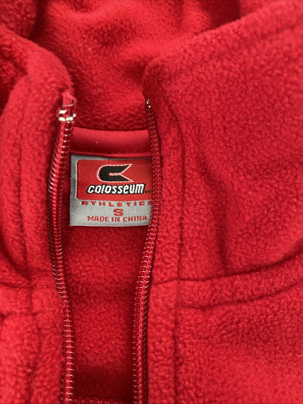 Ohio State Colosseum Athletics  Embroidered Women's Small Red Full Zip