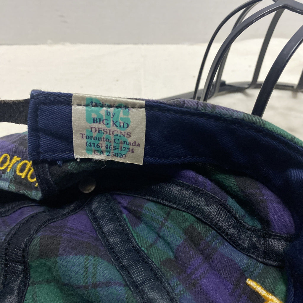 Vintage Bare Naked Plaid Snapback Hat
