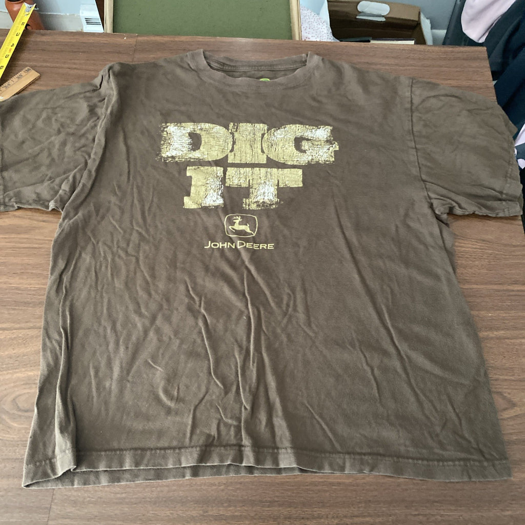 Vintage John Deere Dig It T Shirt Size XL free shipping