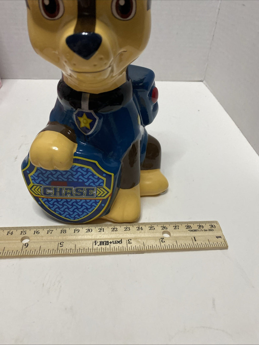 Nickelodeon Paw Patrol Chase Ceramic Coin Bank 2016