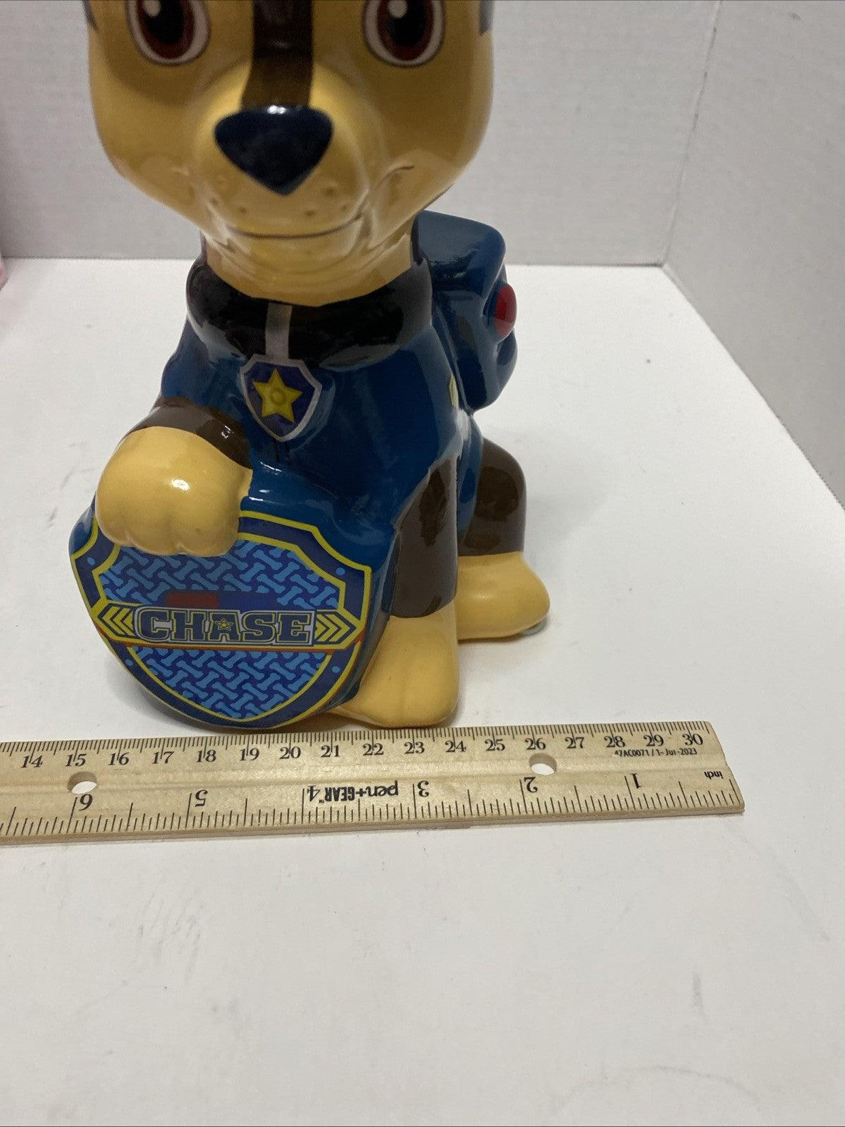 Nickelodeon Paw Patrol Chase Ceramic Coin Bank 2016