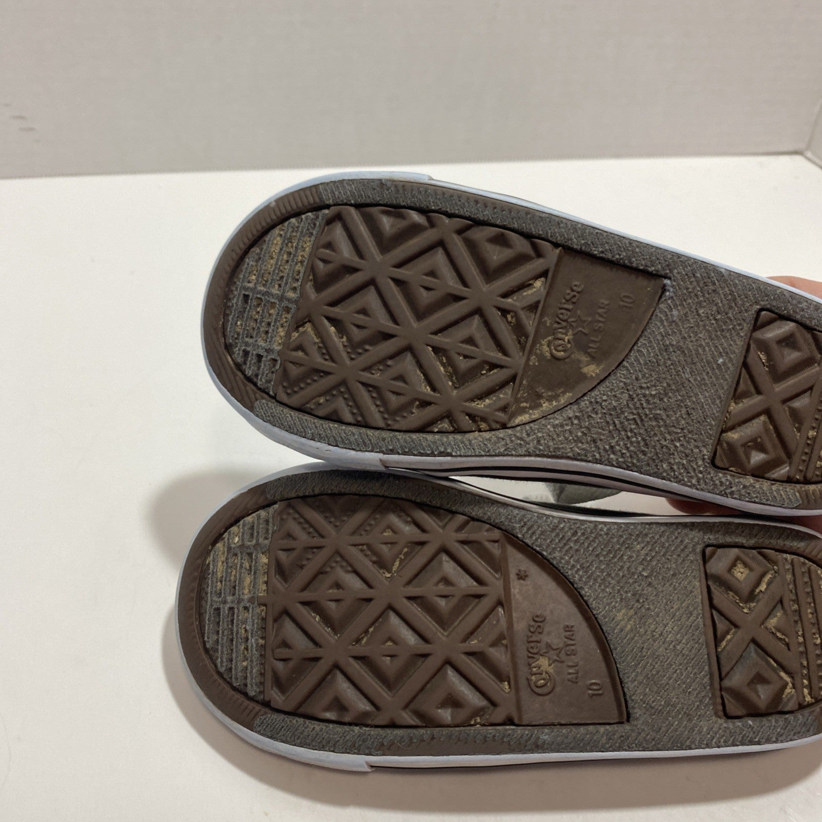 Converse Chuck Taylor All Star Kids Gray Low Top Shoes Size 10