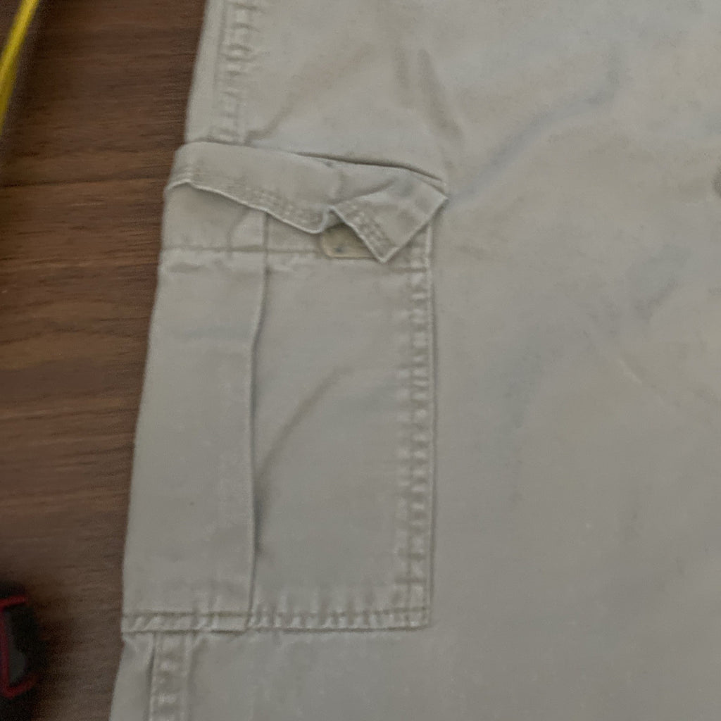 Wrangler Men’s Beige Cargo Pants Khaki 40X30 Outdoor Free Shipping