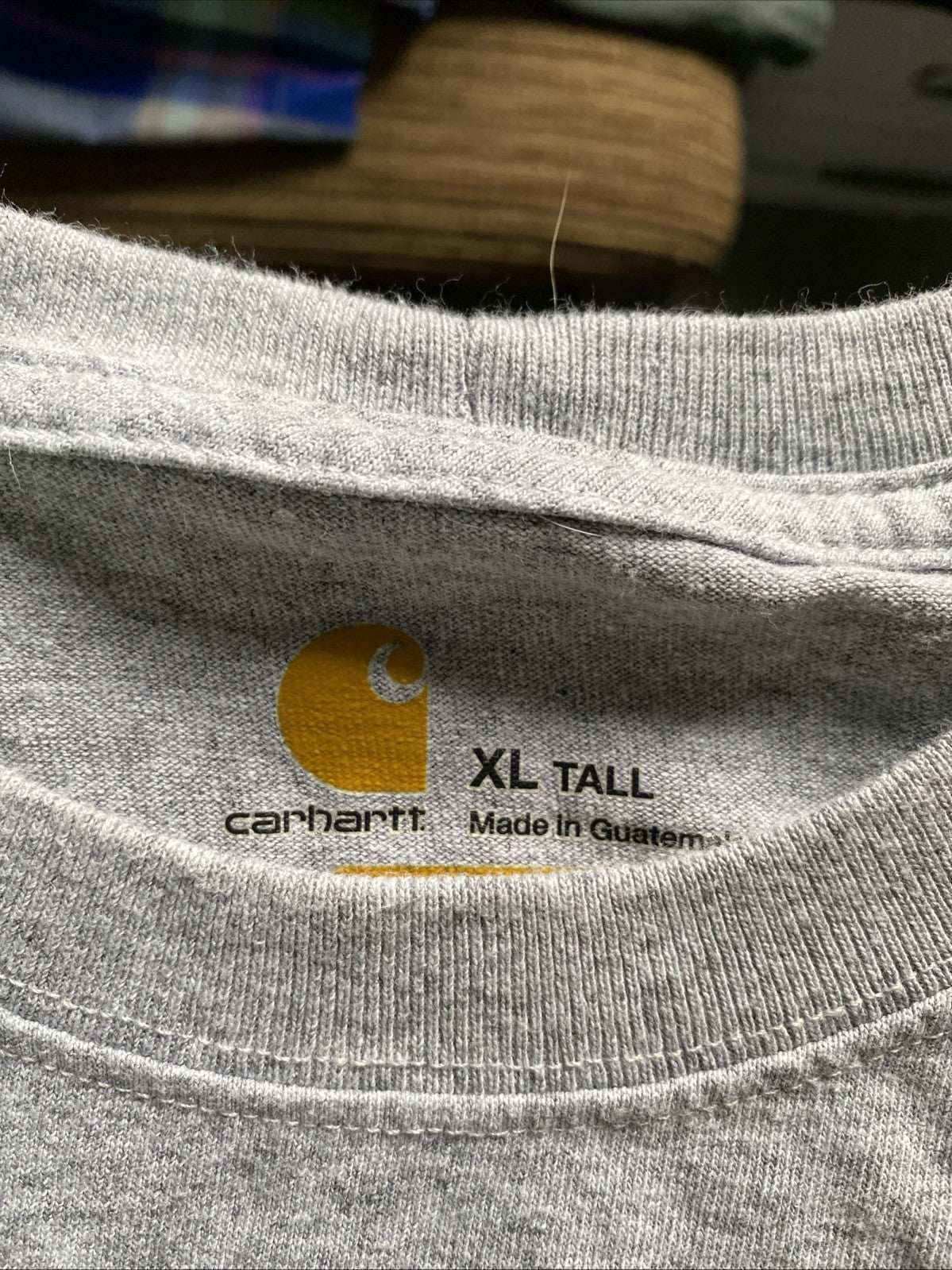 Carhartt XLT original fit pocket T-shirt gray free shipping
