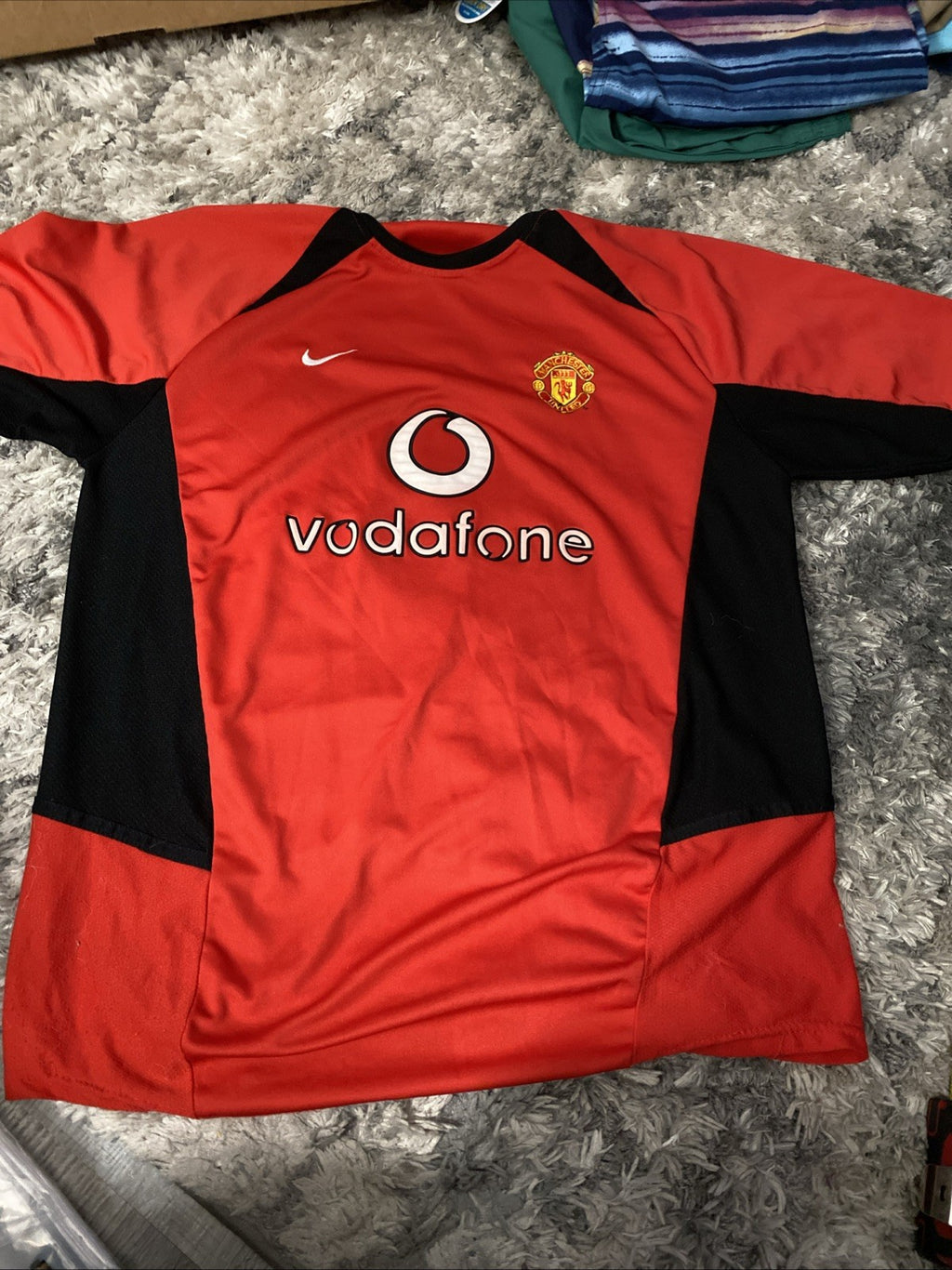 Manchester United Home Football Shirt 2002/04 Adults XL Nike