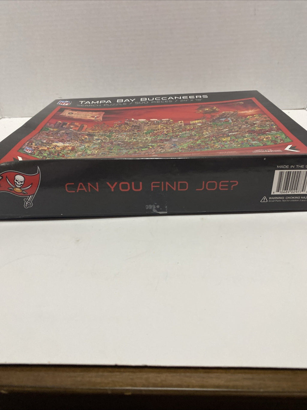 NFL Tampa Bay Buccaneers Search Jigsaw Puzzle 500 Pieces Find 20 Hidden Items