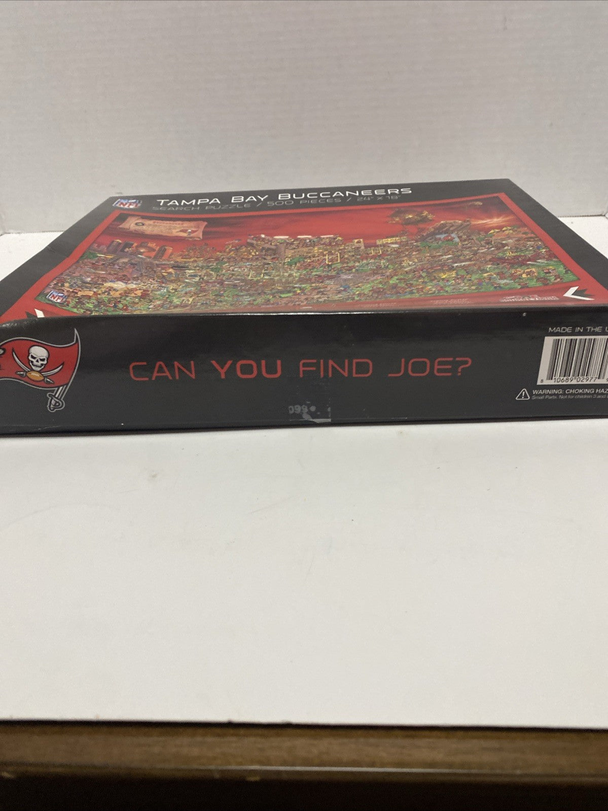 NFL Tampa Bay Buccaneers Search Jigsaw Puzzle 500 Pieces Find 20 Hidden Items