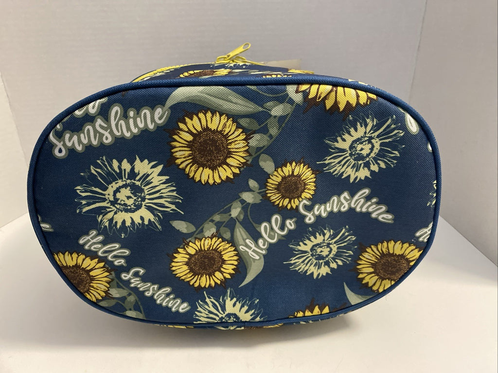 Ozark Trail 12 Can Cooler Carry Handle & Shoulder Strap Sunflower Blue New