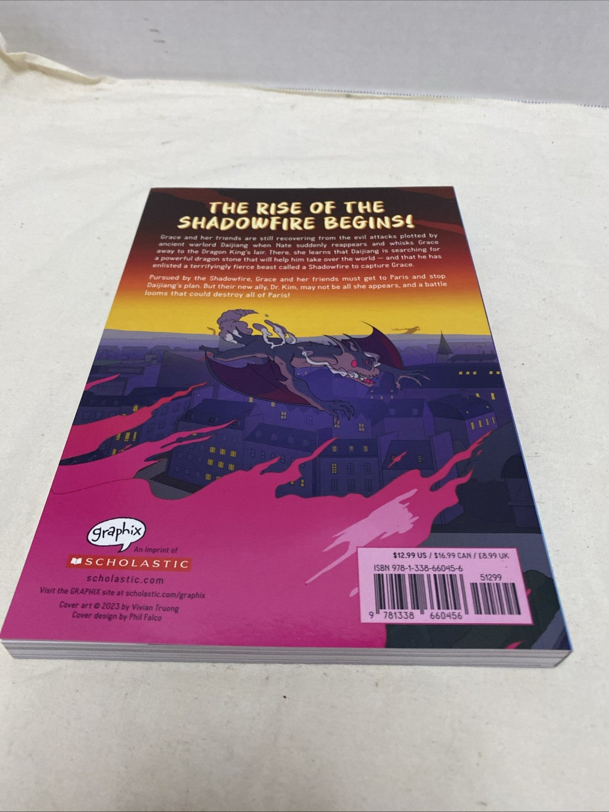 *KIDS* City Of Dragons: Rise of the Shadowfire (2023, Trade Paperback Book)