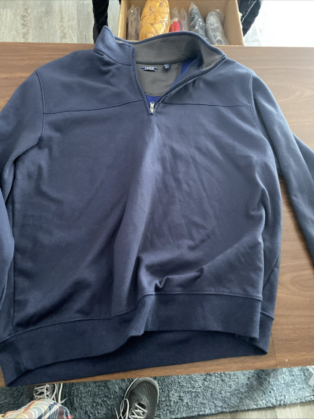 Izod 2XL quarter zip long sleeve pullover sweatshirt