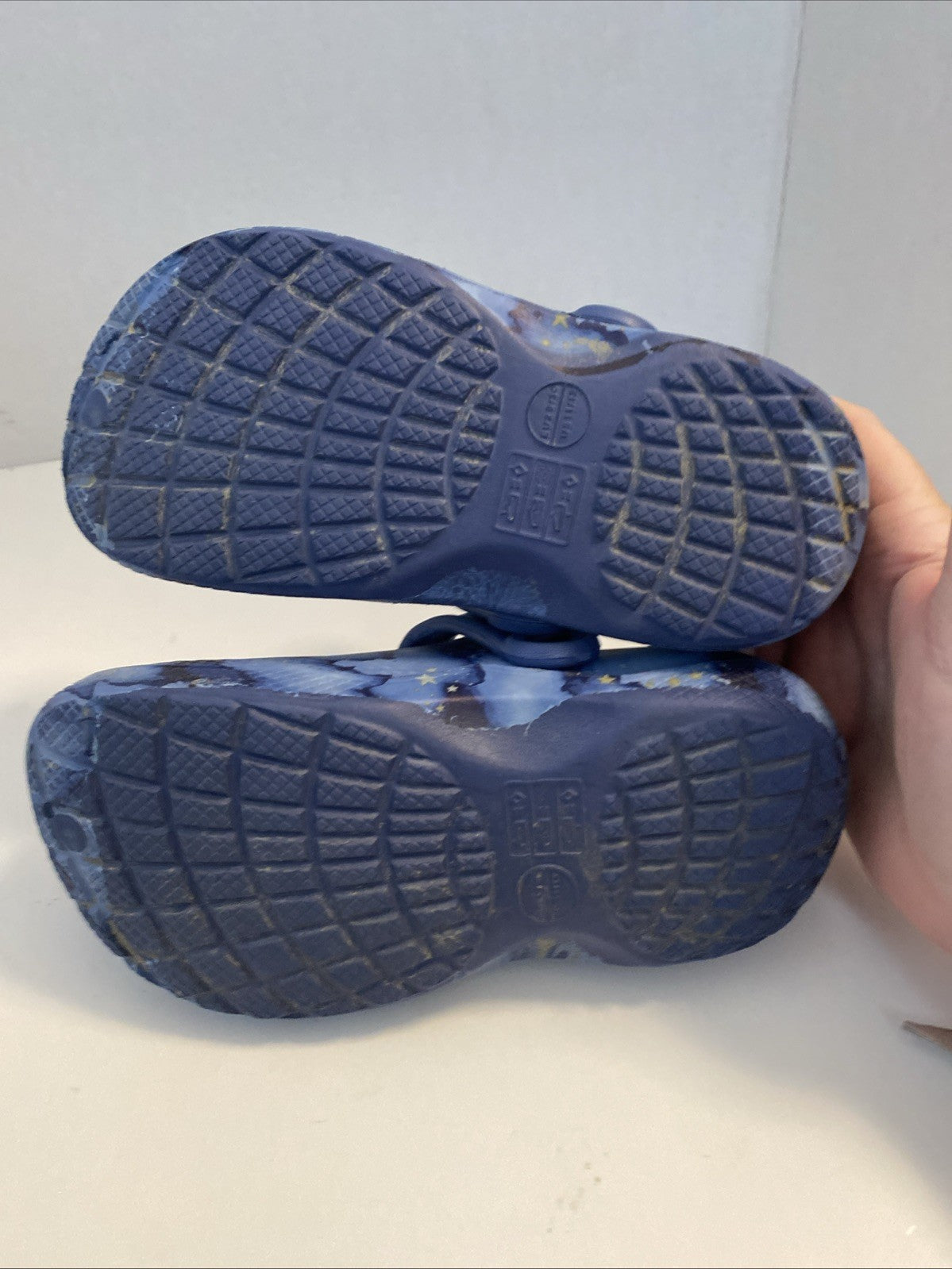 Moc Clogs Youth Size 11/12 Shoes Black/Blue Breathable