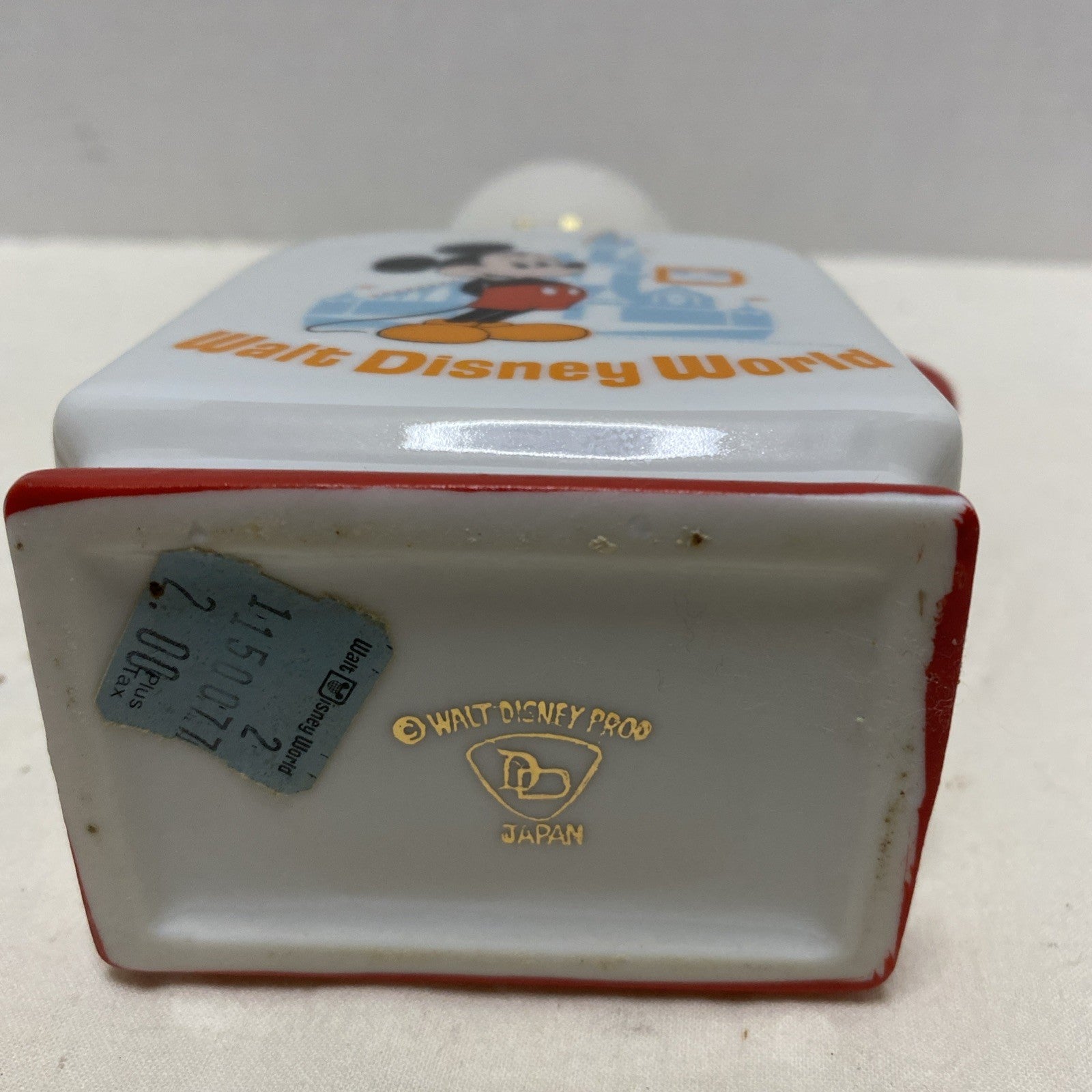 Vintage Walt Disney Production Mickey Finger Oil Lamp Made In Japan -