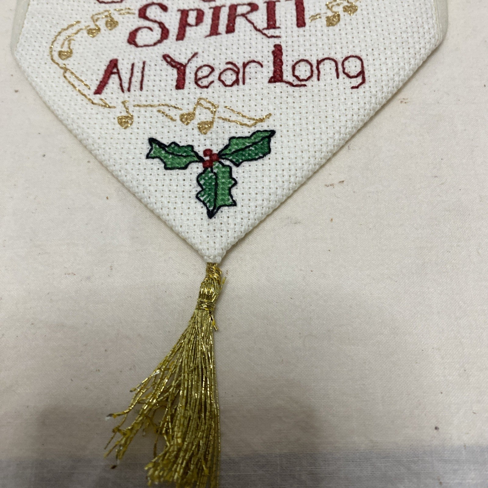 Dimensions Counted Cross Stitch Banner -Keep The Christmas Spirit All Year Long