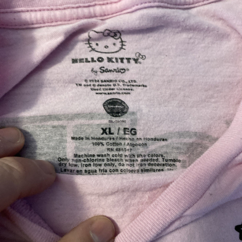 Hello Kitty extra large pink T-shirt short sleeve women’s