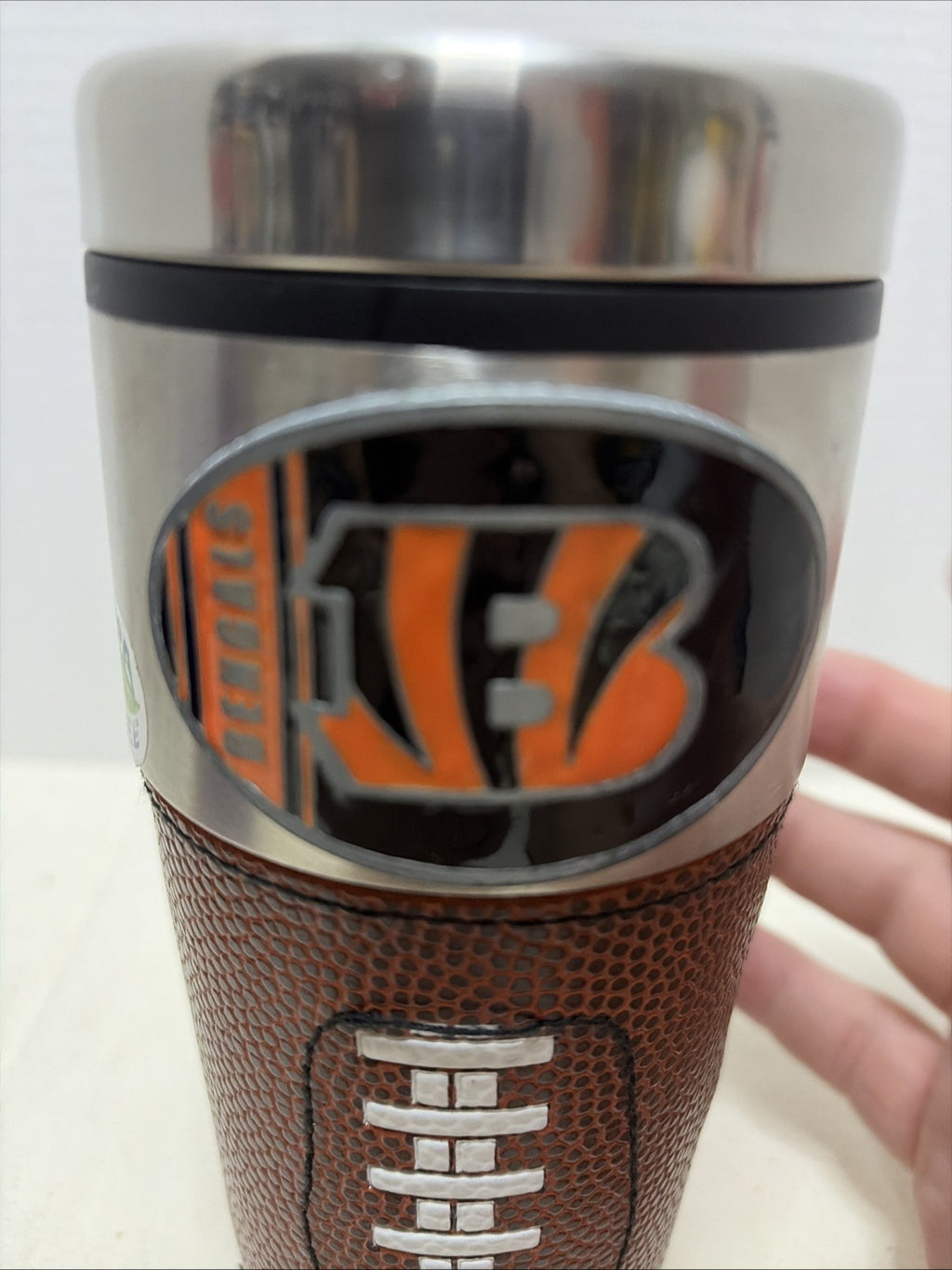 Cincinnati Bengals NFL Football Coffee Travel Mug Metal NY Tumbler